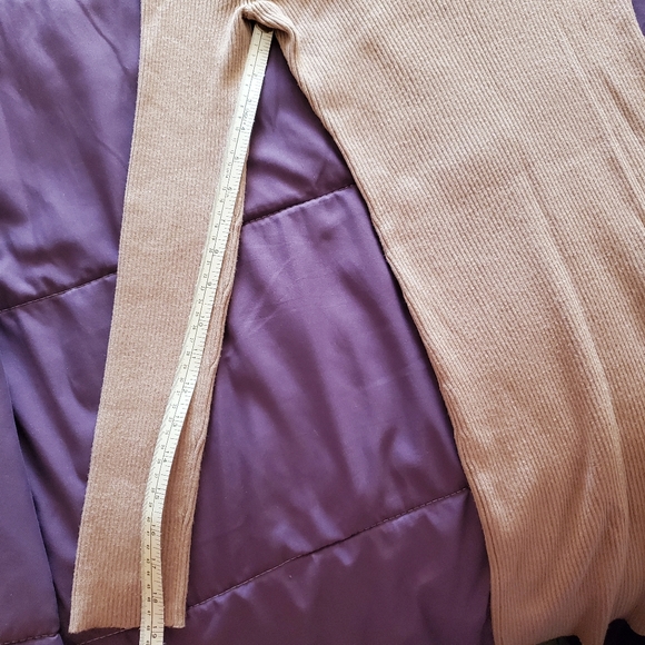 Knit Sweater Dress Bodycon (Beige) - Picture 7 of 10